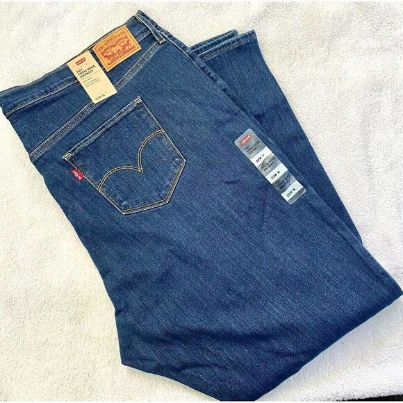 women's jeans Levi's 721 Women's Plus-Size High Rise Skinny blue Jeans size 22W - Picture 5 of 8